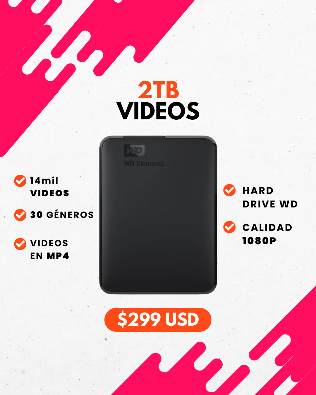 2tb de Videos